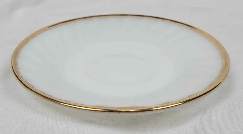 Vintage Oven Fire-King Ware White Porcelain Plate